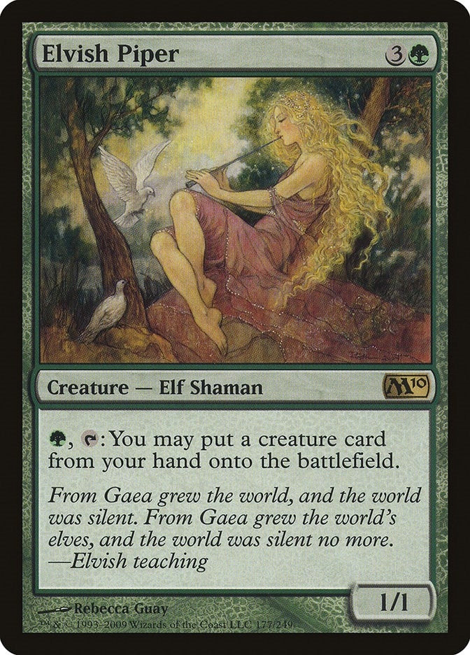 Image for Elvish Piper (Magic 2010 (M10)) (177) - Magic: The Gathering