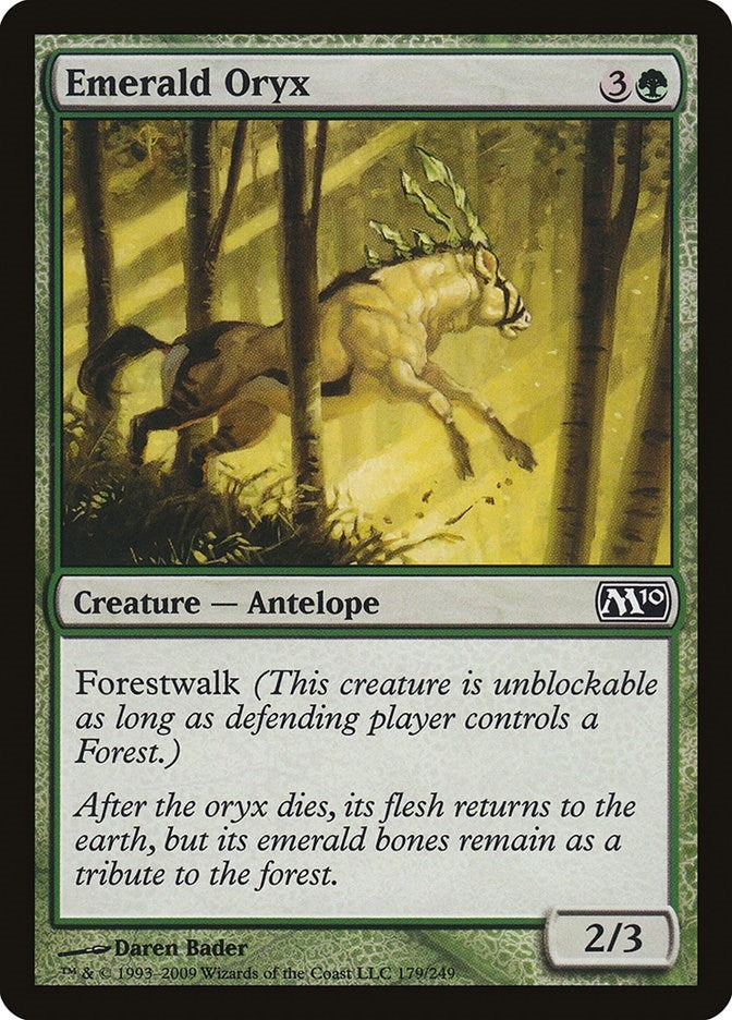 Image for Emerald Oryx (Magic 2010 (M10)) (179) - Magic: The Gathering