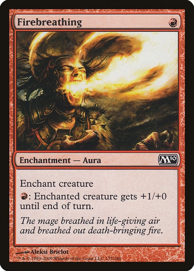Image for Firebreathing (Magic 2010 (M10)) (137) - Magic: The Gathering