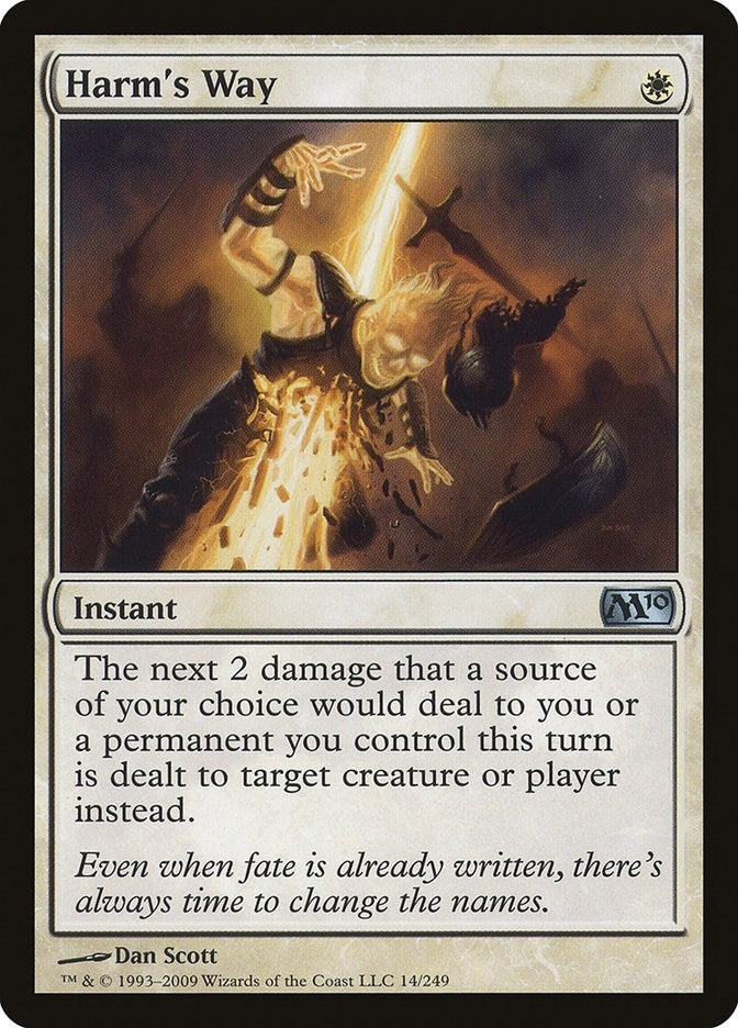 Image for Harm's Way (Magic 2010 (M10)) (14) - Magic: The Gathering