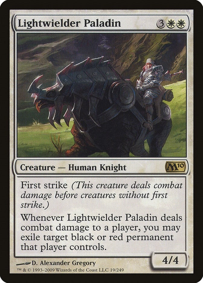 Image for Lightwielder Paladin (Magic 2010 (M10)) (19) - Magic: The Gathering