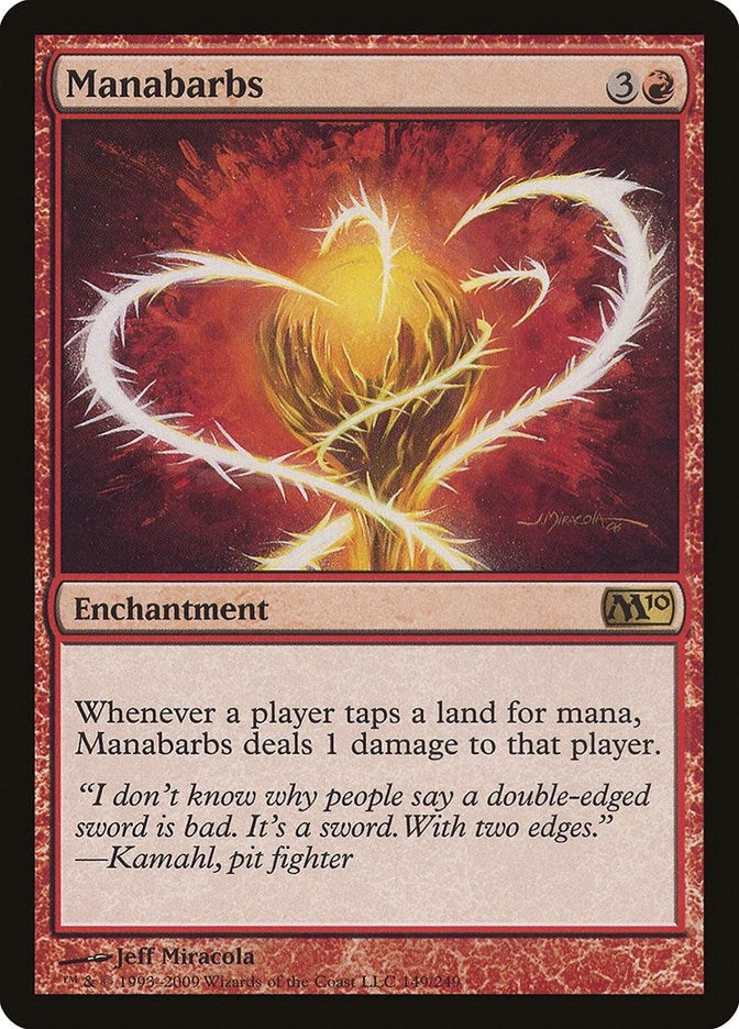Image for Manabarbs (Magic 2010 (M10)) (149) - Magic: The Gathering