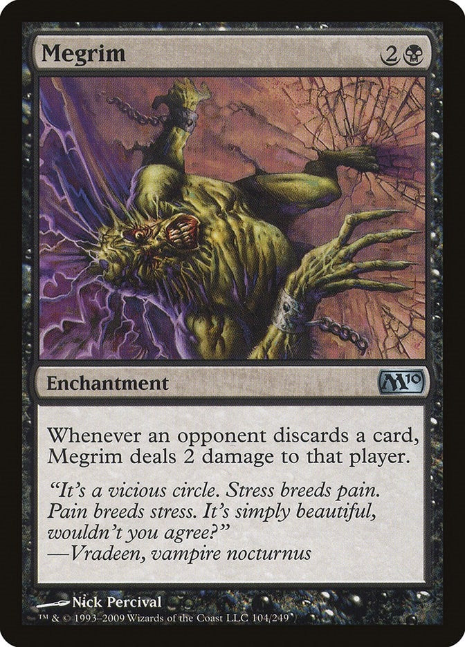 Image for Megrim (Magic 2010 (M10)) (104) - Magic: The Gathering