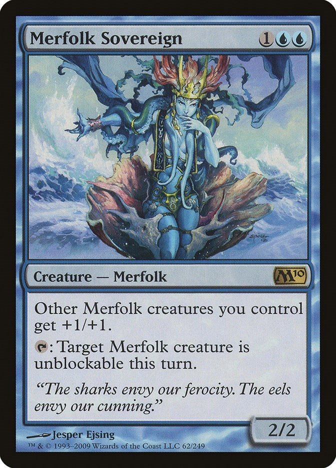 Image for Merfolk Sovereign (Magic 2010 (M10)) (62) - Magic: The Gathering