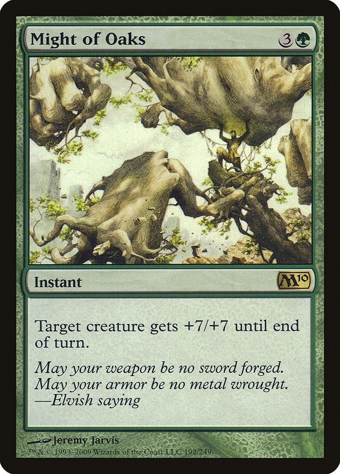 Image for Might of Oaks (Magic 2010 (M10)) (192) - Magic: The Gathering