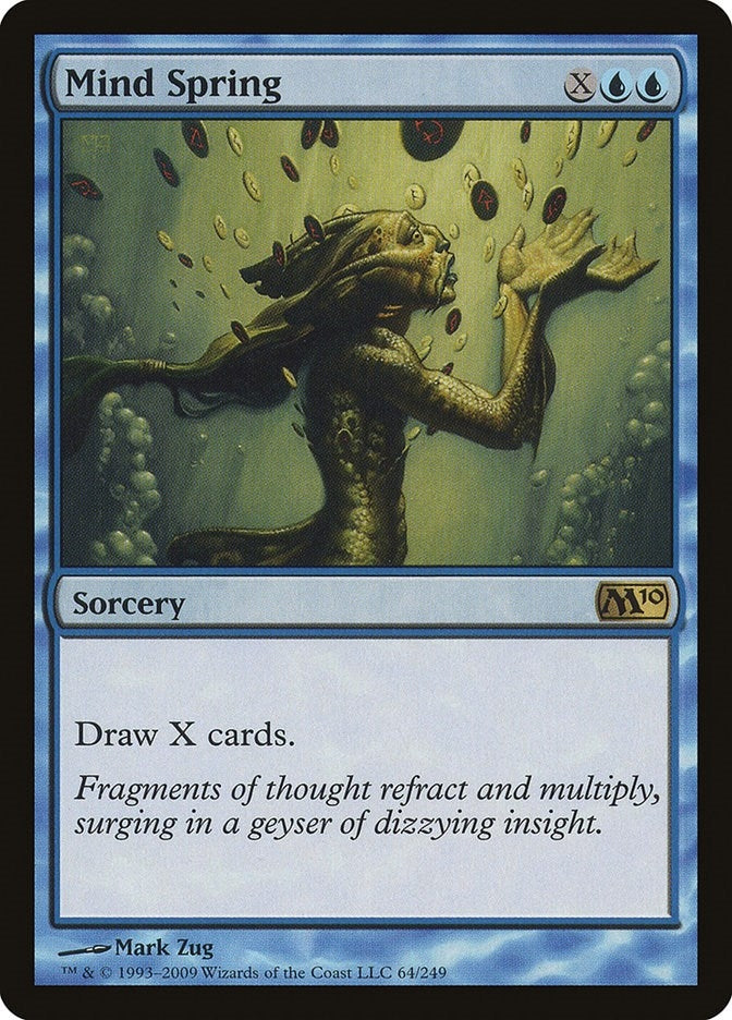 Image for Mind Spring (Magic 2010 (M10)) (64) - Magic: The Gathering