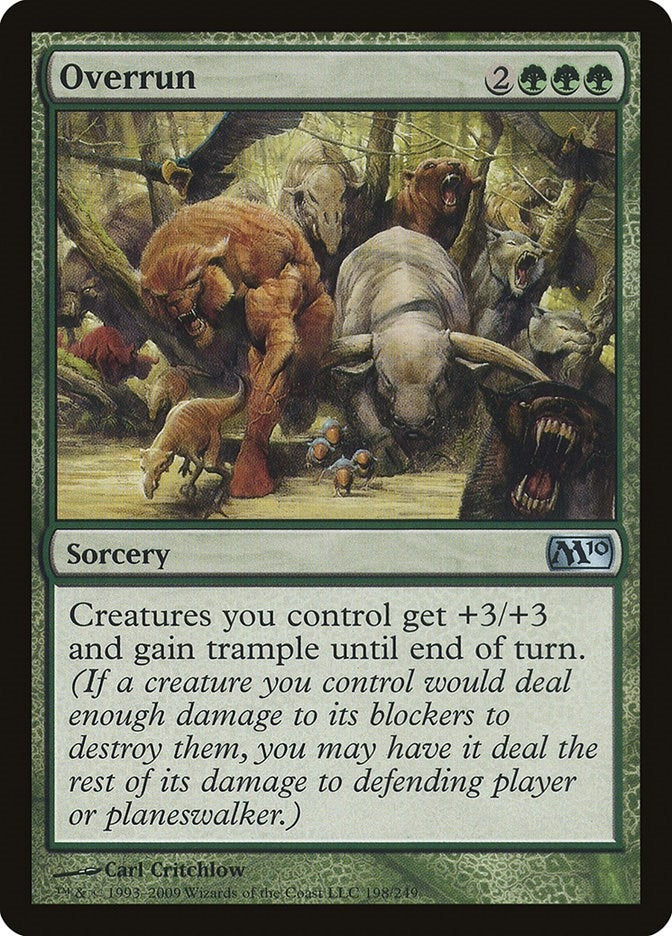 Image for Overrun (Magic 2010 (M10)) (198) - Magic: The Gathering