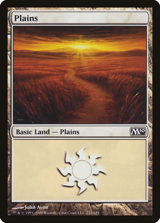 Image for Plains (231) (Magic 2010 (M10)) (231) - Magic: The Gathering