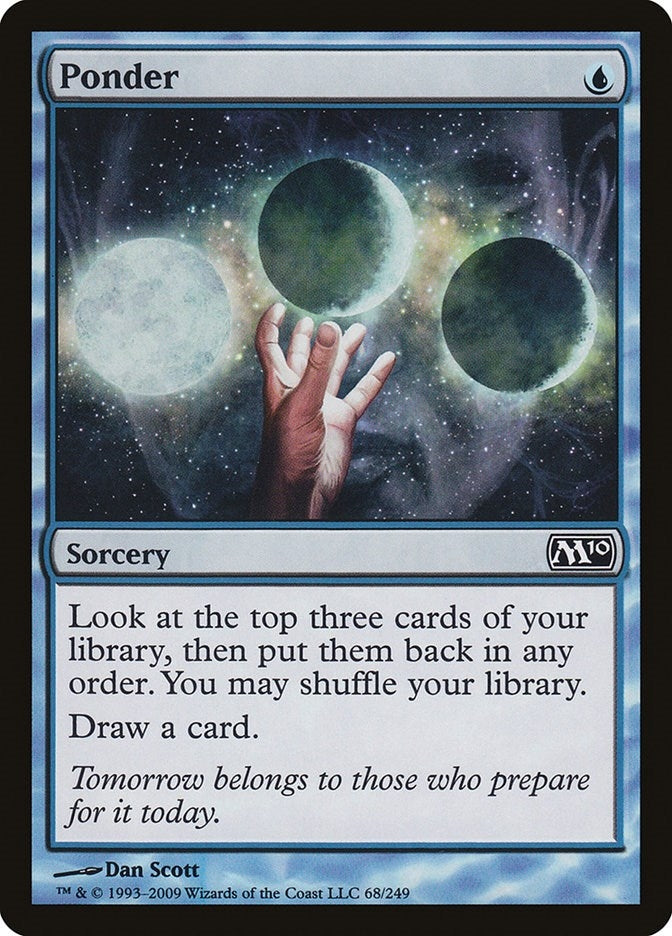 Image for Ponder (Magic 2010 (M10)) (68) - Magic: The Gathering
