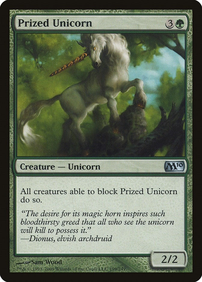 Image for Prized Unicorn (Magic 2010 (M10)) (199) - Magic: The Gathering