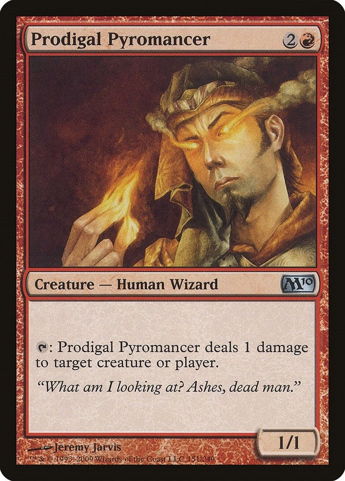 Image for Prodigal Pyromancer (Magic 2010 (M10)) (151) - Magic: The Gathering