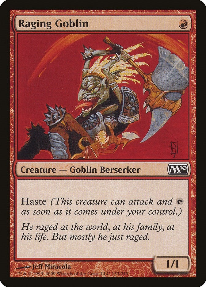 Image for Raging Goblin (Magic 2010 (M10)) (153) - Magic: The Gathering