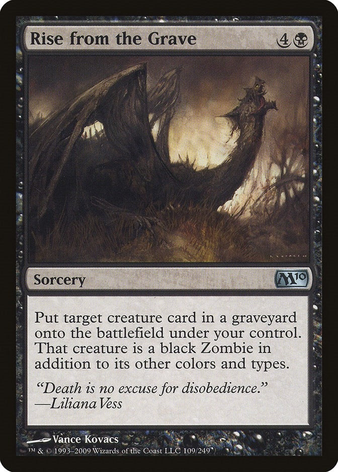 Image for Rise from the Grave (Magic 2010 (M10)) (109) - Magic: The Gathering