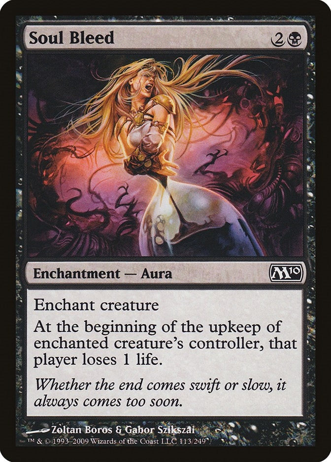 Image for Soul Bleed (Magic 2010 (M10)) (113) - Magic: The Gathering