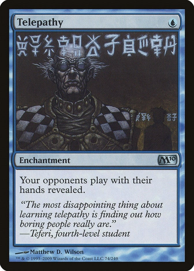 Image for Telepathy (Magic 2010 (M10)) (74) - Magic: The Gathering