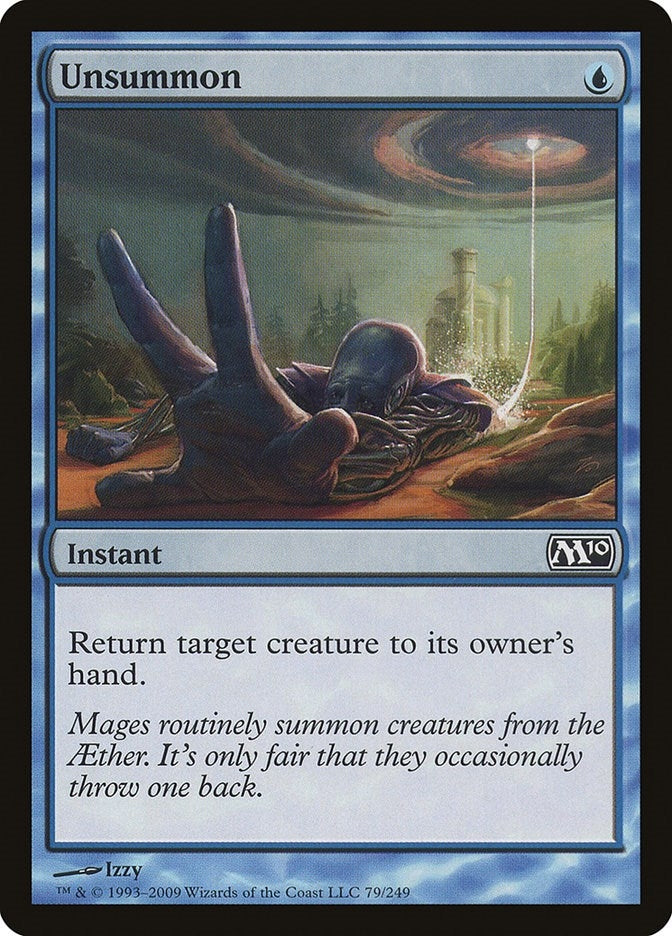 Image for Unsummon (Magic 2010 (M10)) (79) - Magic: The Gathering