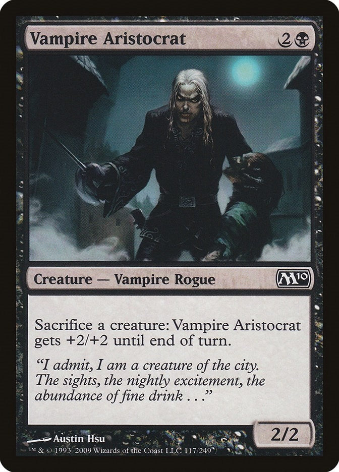 Image for Vampire Aristocrat (Magic 2010 (M10)) (117) - Magic: The Gathering