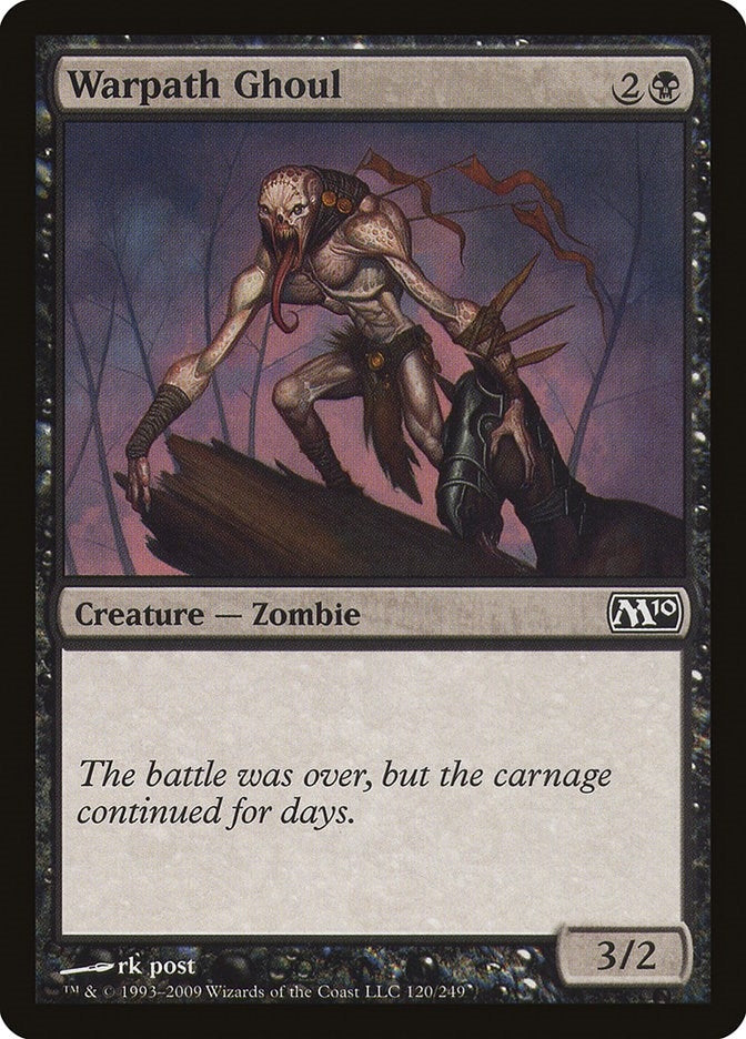 Image for Warpath Ghoul (Magic 2010 (M10)) (120) - Magic: The Gathering