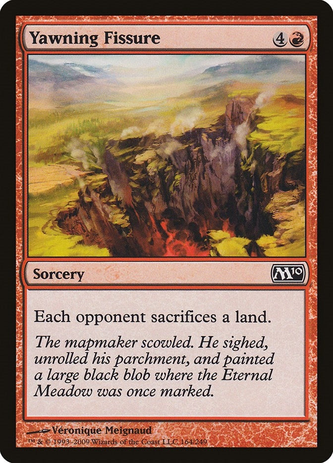 Image for Yawning Fissure (Magic 2010 (M10)) (164) - Magic: The Gathering