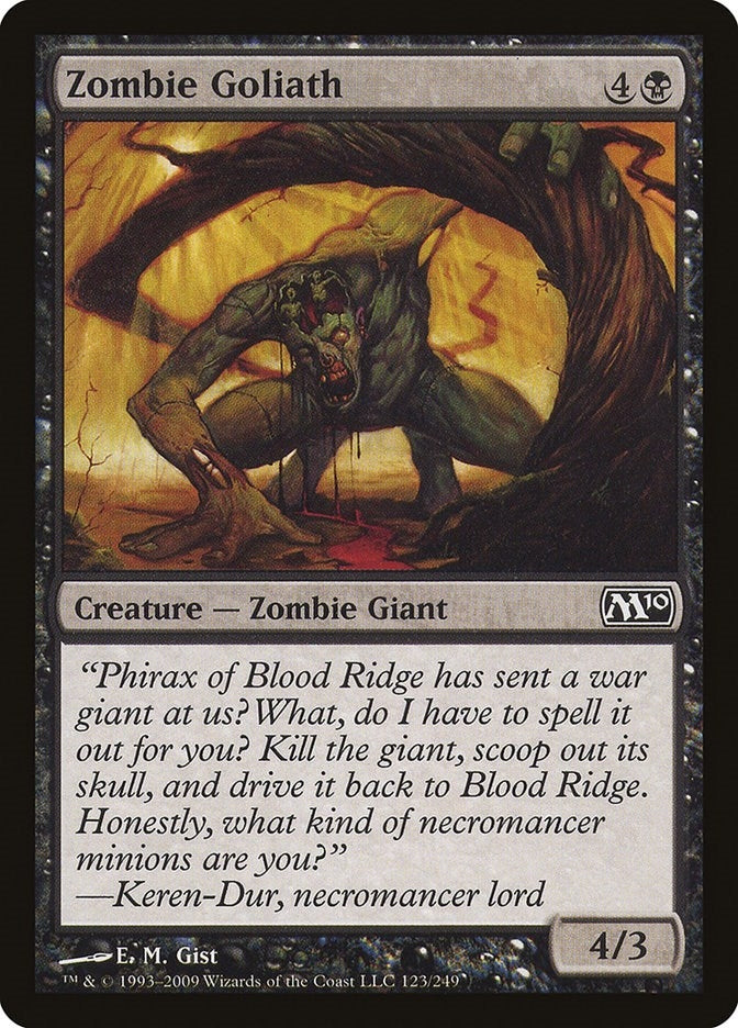 Image for Zombie Goliath (Magic 2010 (M10)) (123) - Magic: The Gathering