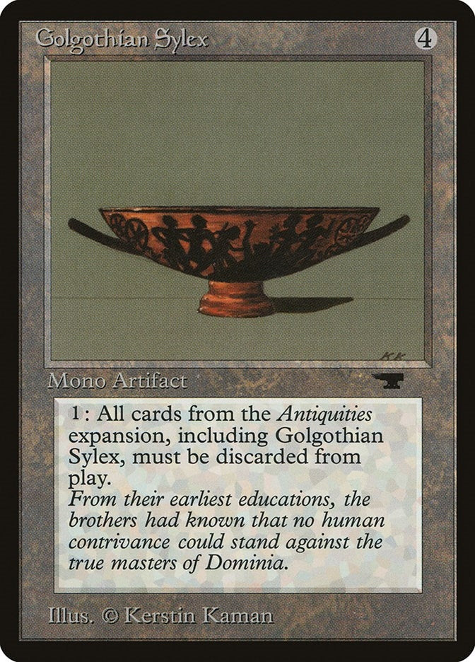 Image for Golgothian Sylex (Antiquities) - Magic: The Gathering