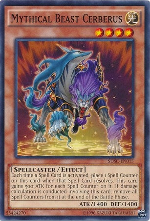 Image for Mythical Beast Cerberus (Structure Deck: Spellcaster's Command) (SDSC-EN015) - YuGiOh