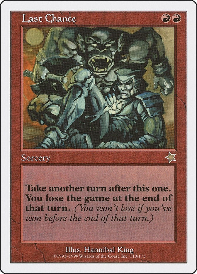Image for Last Chance (Starter 1999) (110) - Magic: The Gathering