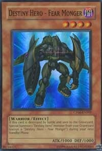 Image for Destiny Hero - Fear Monger (Champion Pack 6) (CP06-EN002) - YuGiOh
