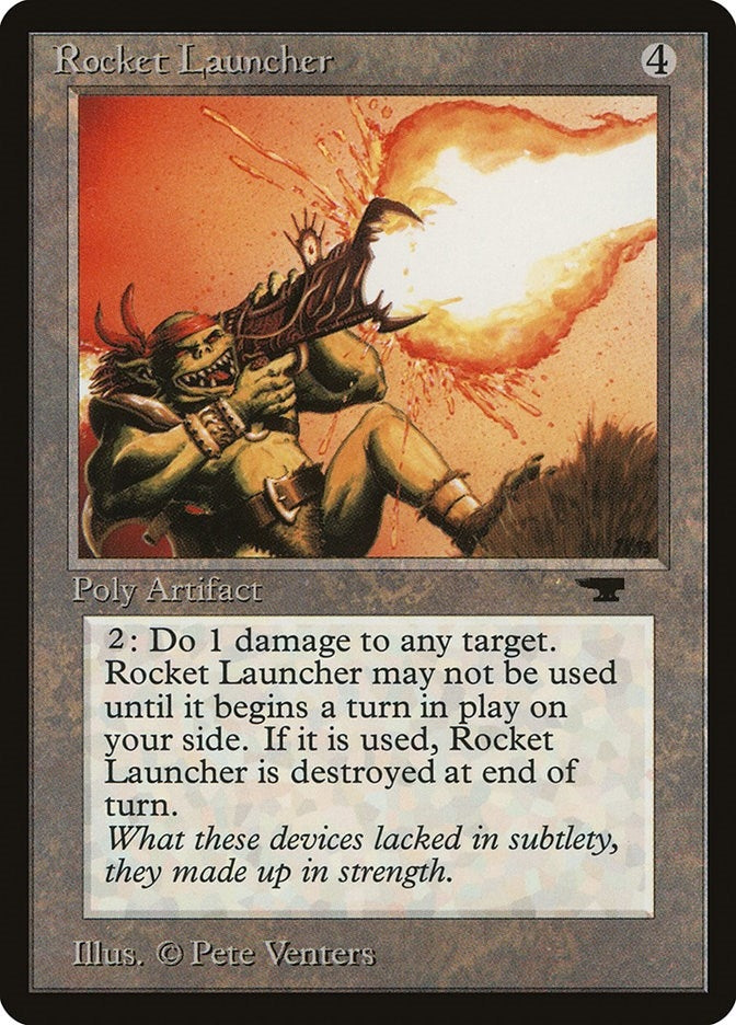 Image for Rocket Launcher (Antiquities) - Magic: The Gathering
