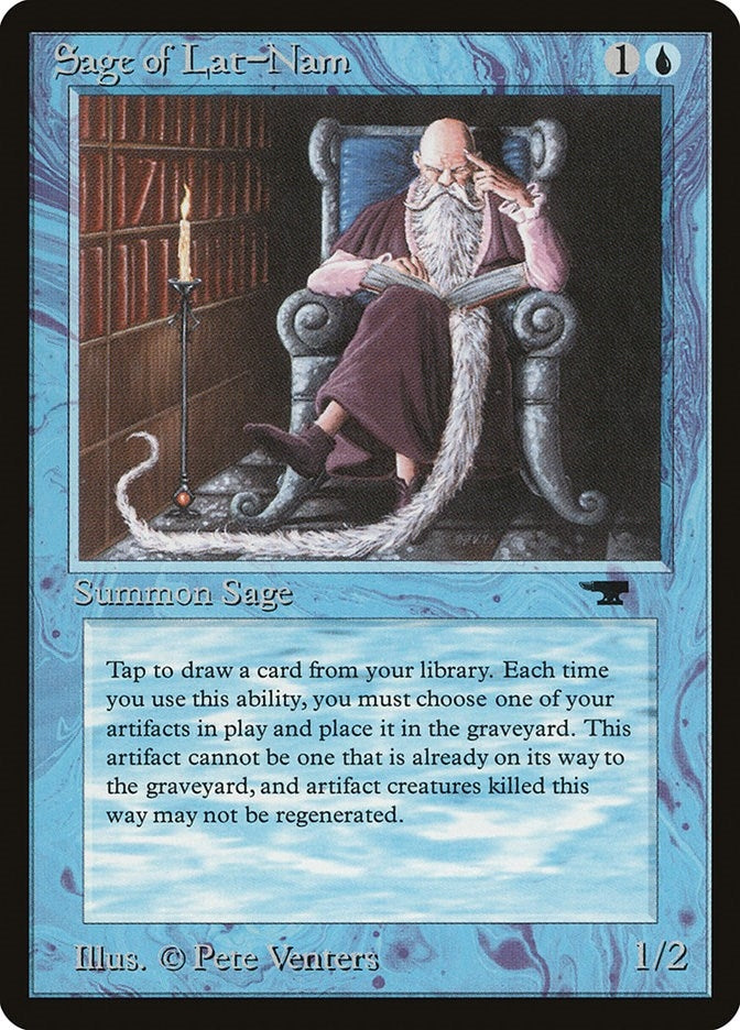 Image for Sage of Lat-Nam (Antiquities) - Magic: The Gathering