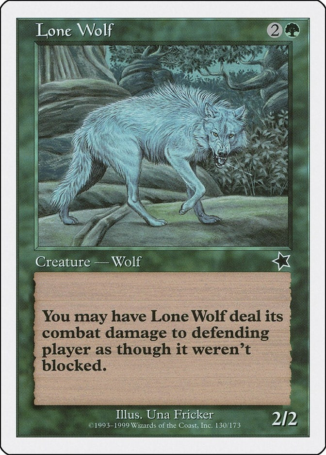 Image for Lone Wolf (Starter 1999) (130) - Magic: The Gathering