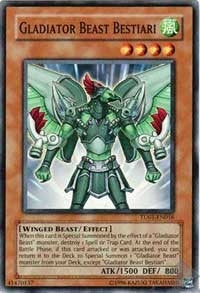 Image for Gladiator Beast Bestiari (Turbo Pack Booster One Pack) (TU01-EN016) - YuGiOh