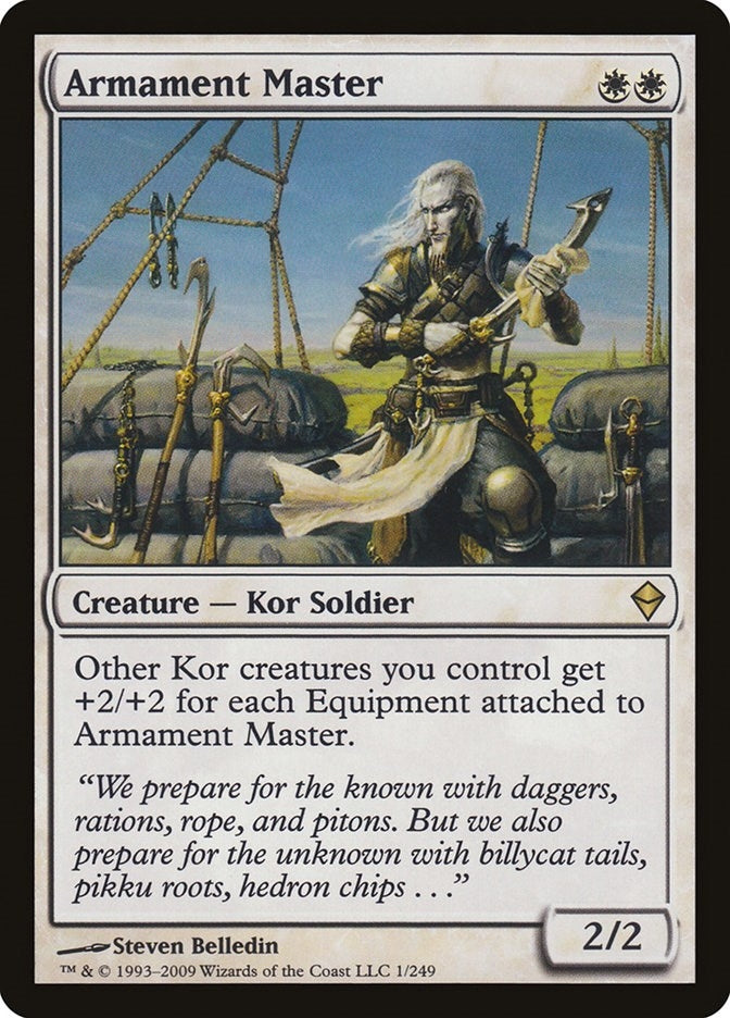 Image for Armament Master (Zendikar) (1) - Magic: The Gathering