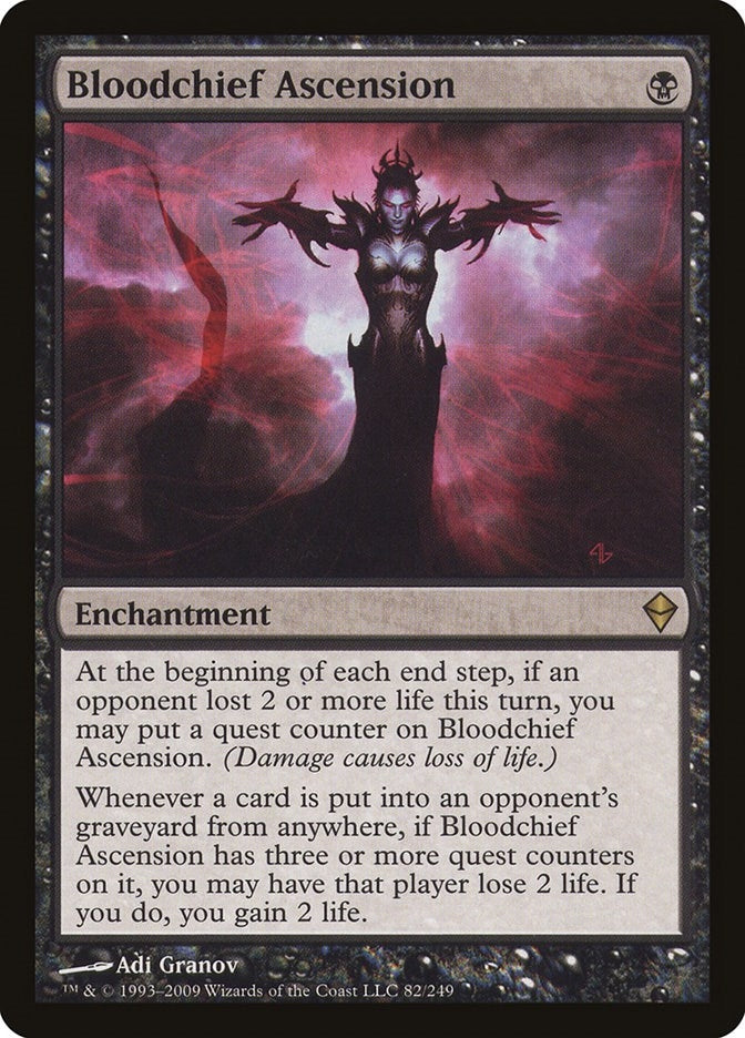Image for Bloodchief Ascension (Zendikar) (82) - Magic: The Gathering
