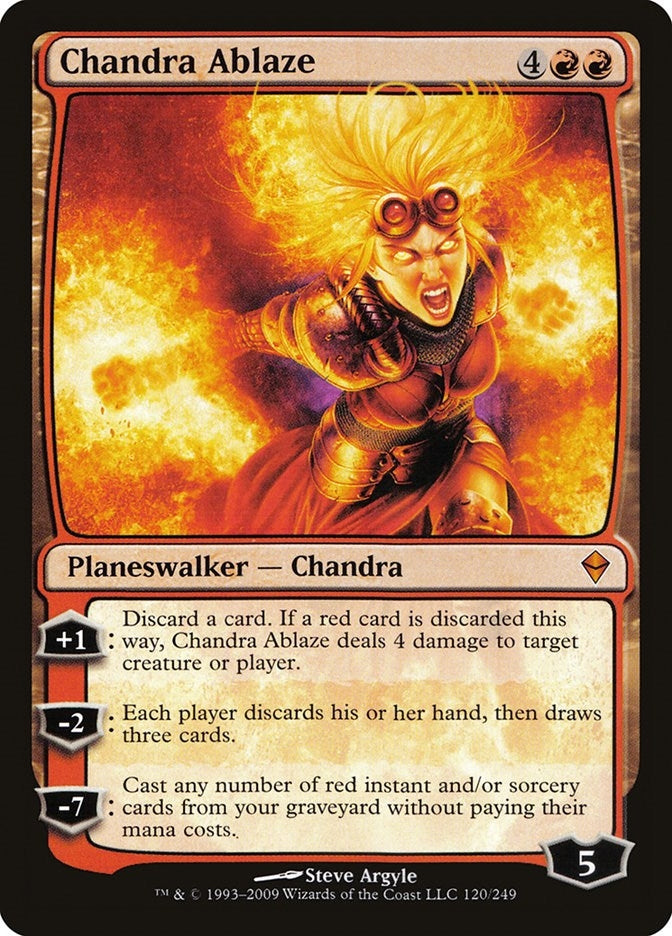 Image for Chandra Ablaze (Zendikar) (120) - Magic: The Gathering