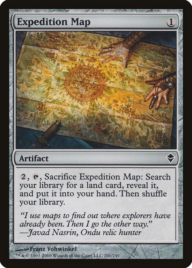 Image for Expedition Map (Zendikar) (201) - Magic: The Gathering