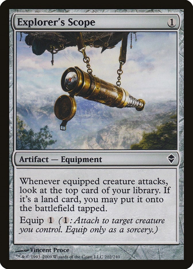 Image for Explorer's Scope (Zendikar) (202) - Magic: The Gathering