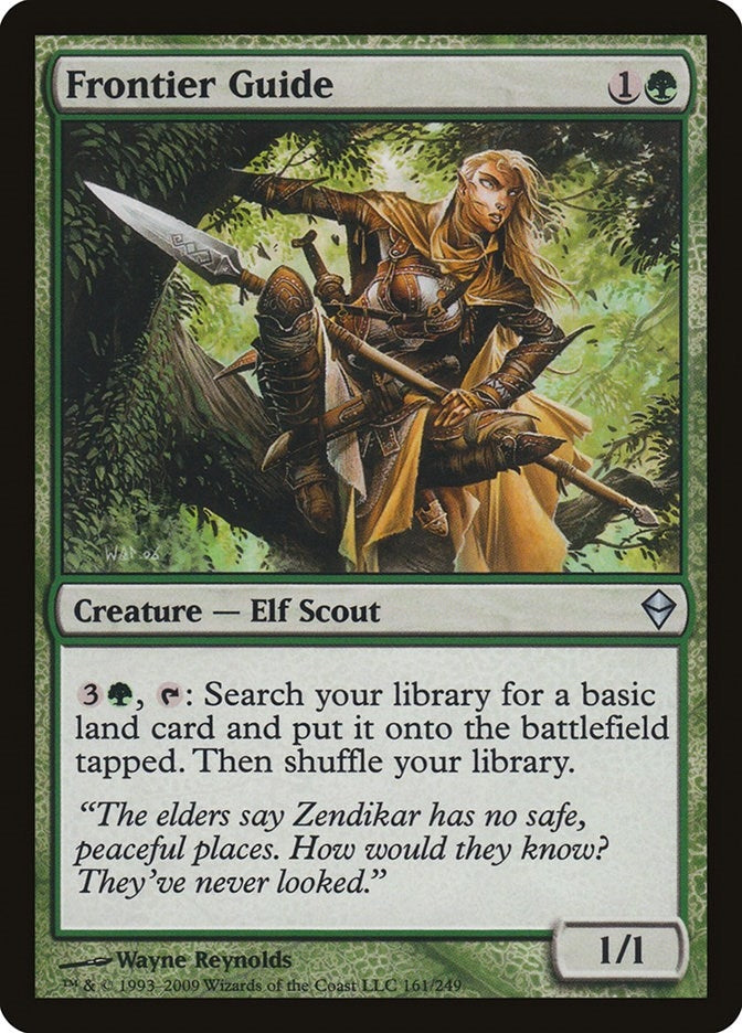 Image for Frontier Guide (Zendikar) (161) - Magic: The Gathering