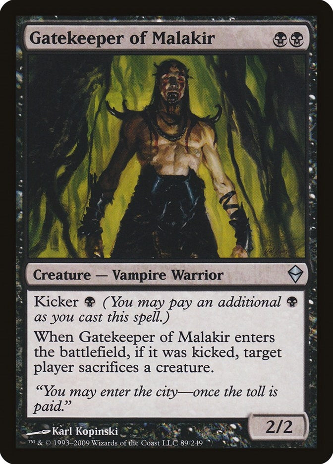 Image for Gatekeeper of Malakir (Zendikar) (89) - Magic: The Gathering