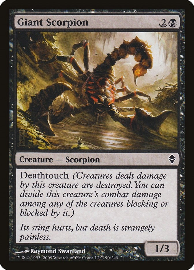Image for Giant Scorpion (Zendikar) (90) - Magic: The Gathering
