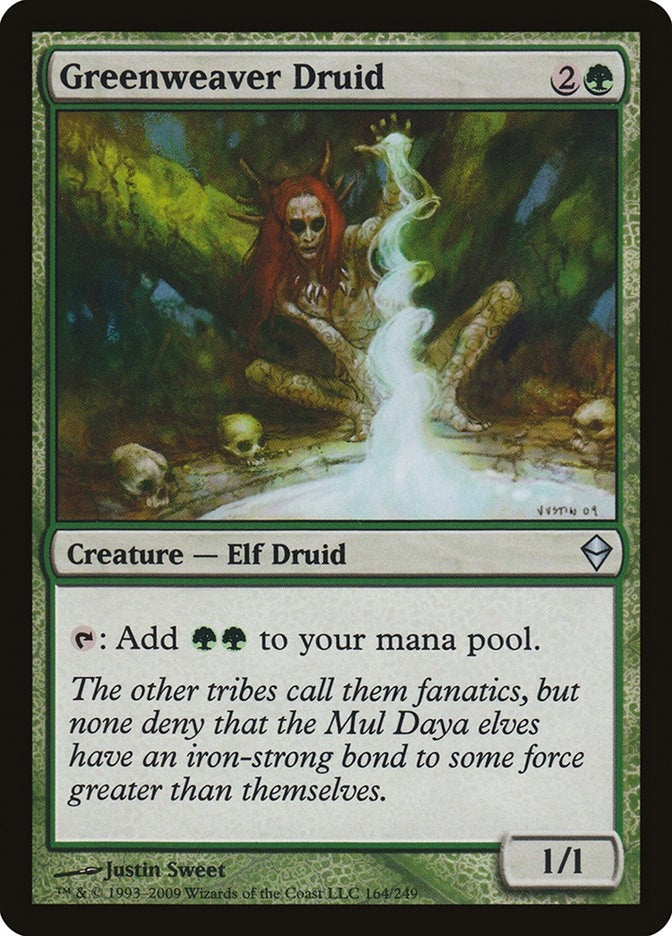 Image for Greenweaver Druid (Zendikar) (164) - Magic: The Gathering