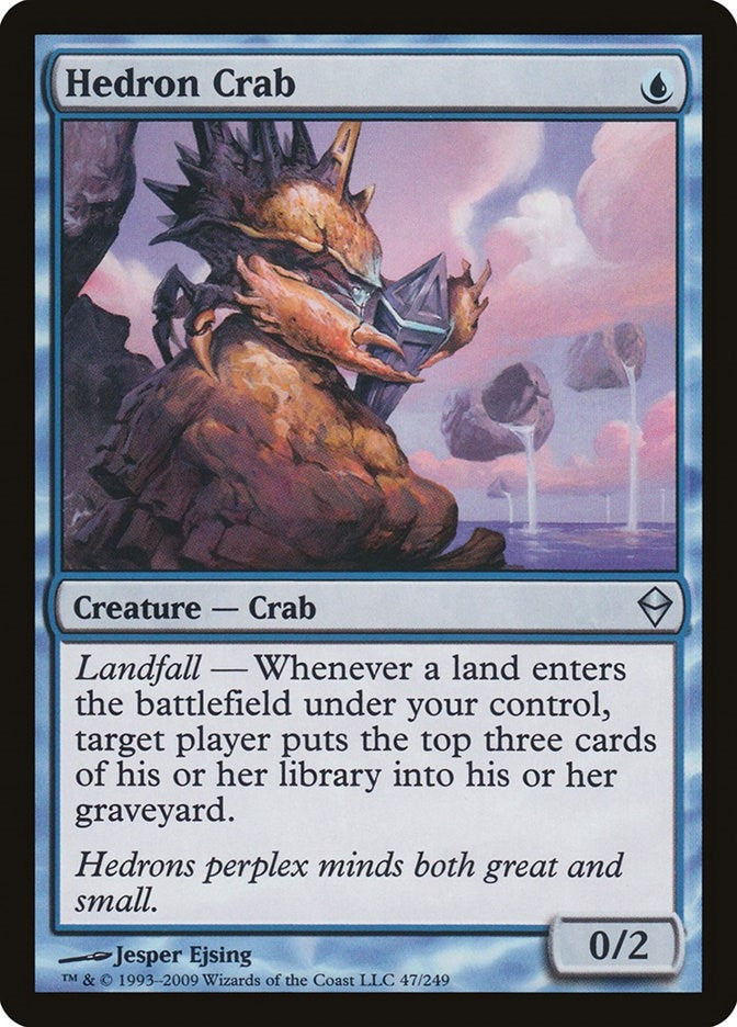Image for Hedron Crab (Zendikar) (47) - Magic: The Gathering