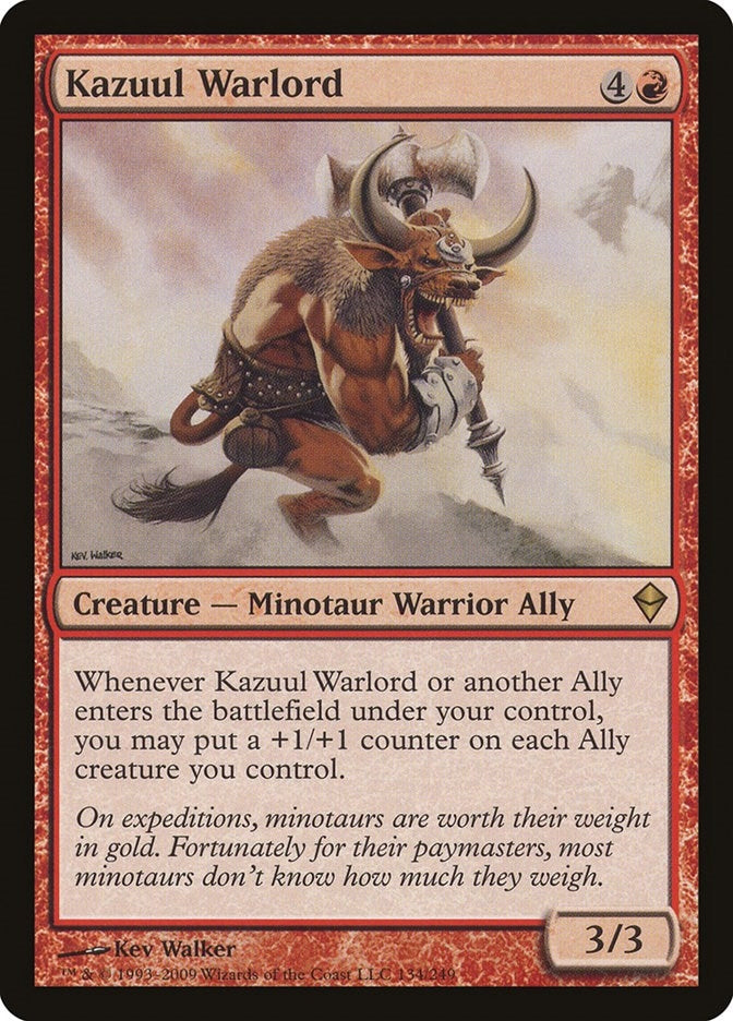 Image for Kazuul Warlord (Zendikar) (134) - Magic: The Gathering