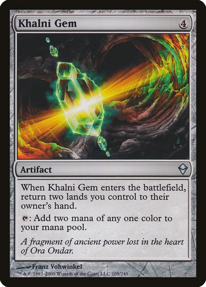 Image for Khalni Gem (Zendikar) (205) - Magic: The Gathering