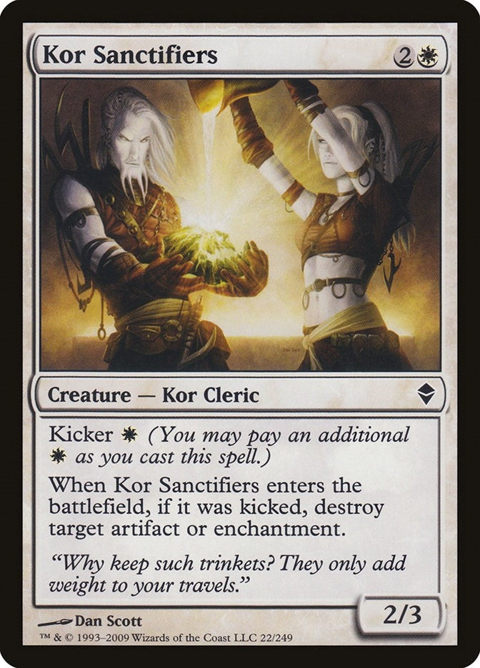 Image for Kor Sanctifiers (Zendikar) (22) - Magic: The Gathering