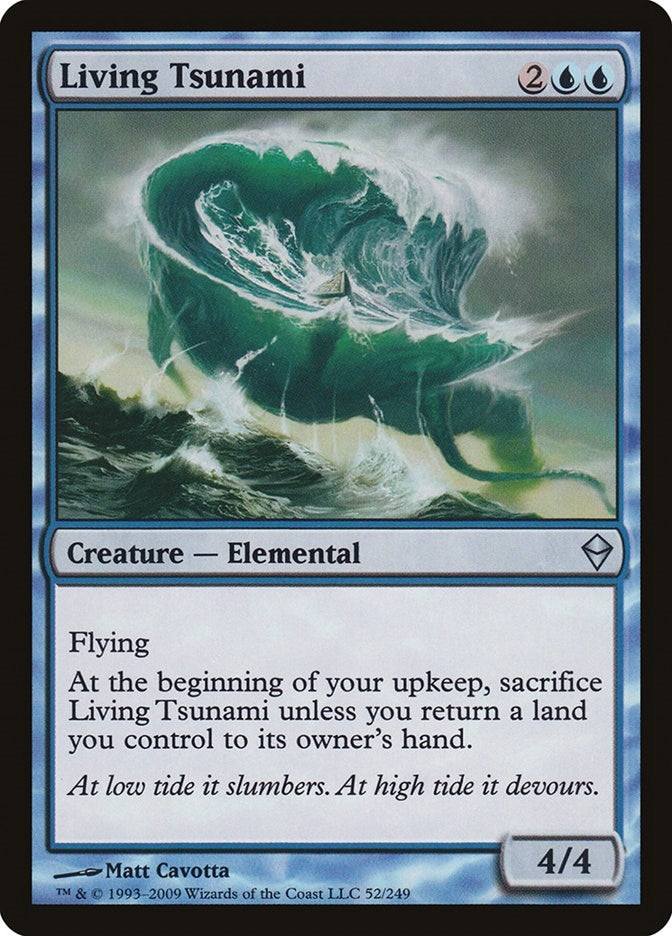 Image for Living Tsunami (Zendikar) (52) - Magic: The Gathering