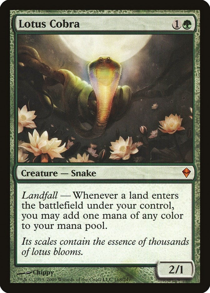 Image for Lotus Cobra (Zendikar) (168) - Magic: The Gathering