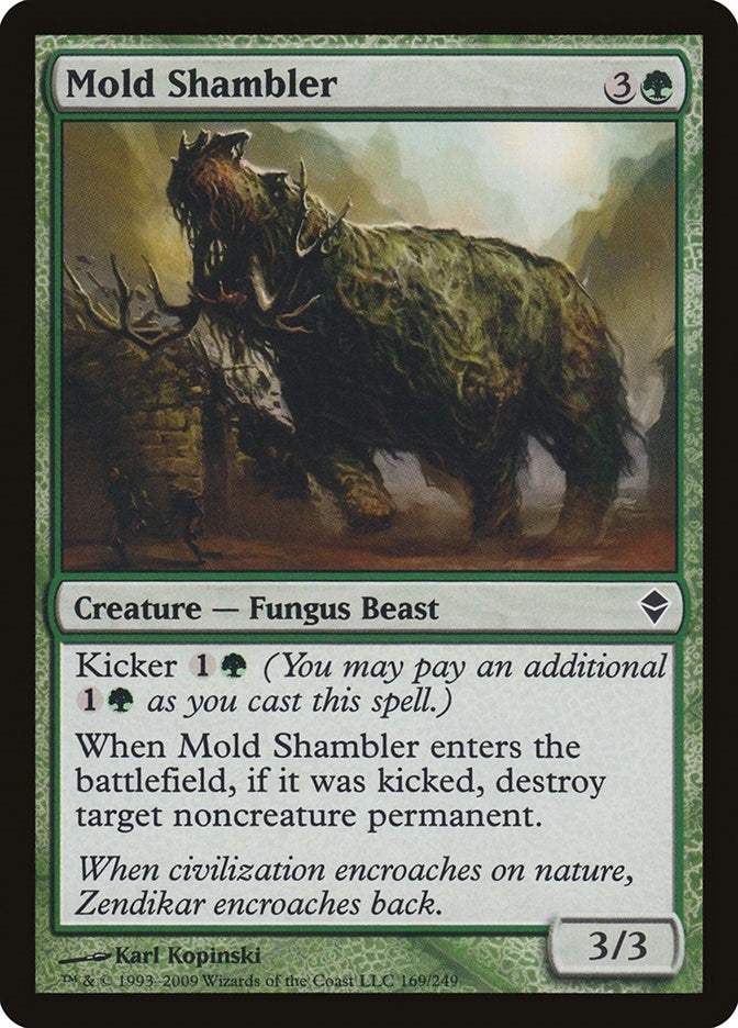 Image for Mold Shambler (Zendikar) (169) - Magic: The Gathering