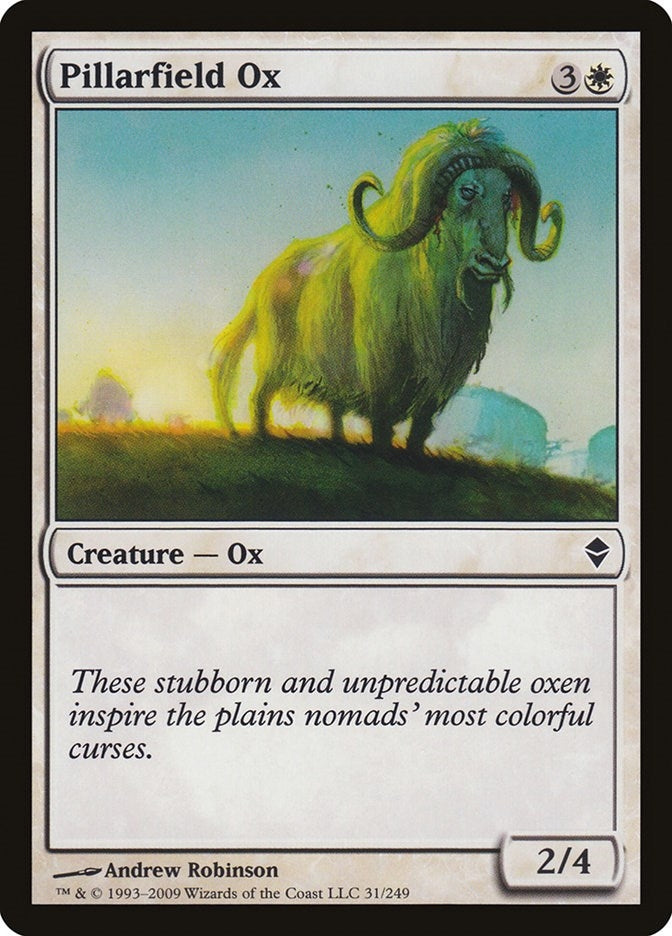 Image for Pillarfield Ox (Zendikar) (31) - Magic: The Gathering