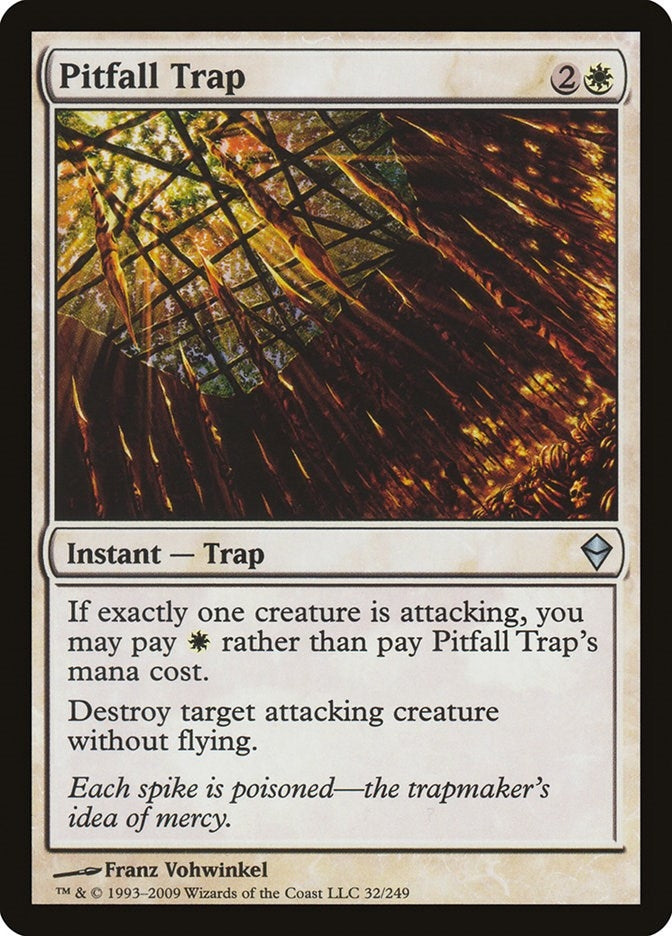 Image for Pitfall Trap (Zendikar) (32) - Magic: The Gathering